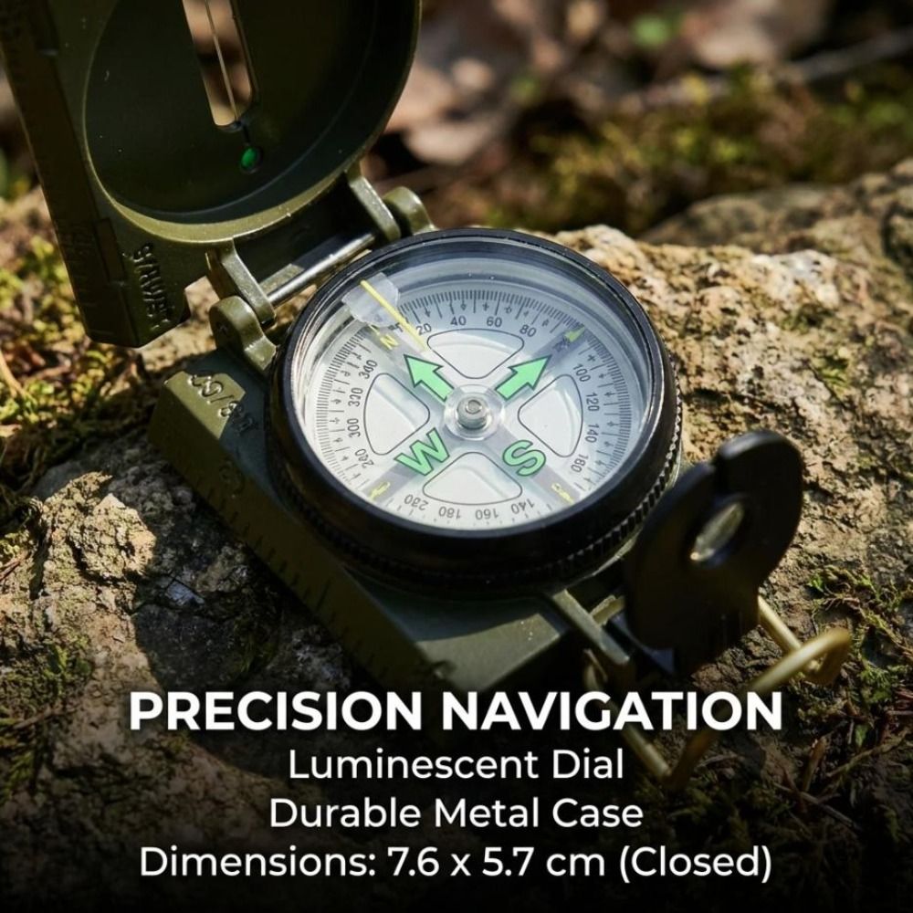 Bússola profissional à prova d - Compass Lensatic avaliação e preço