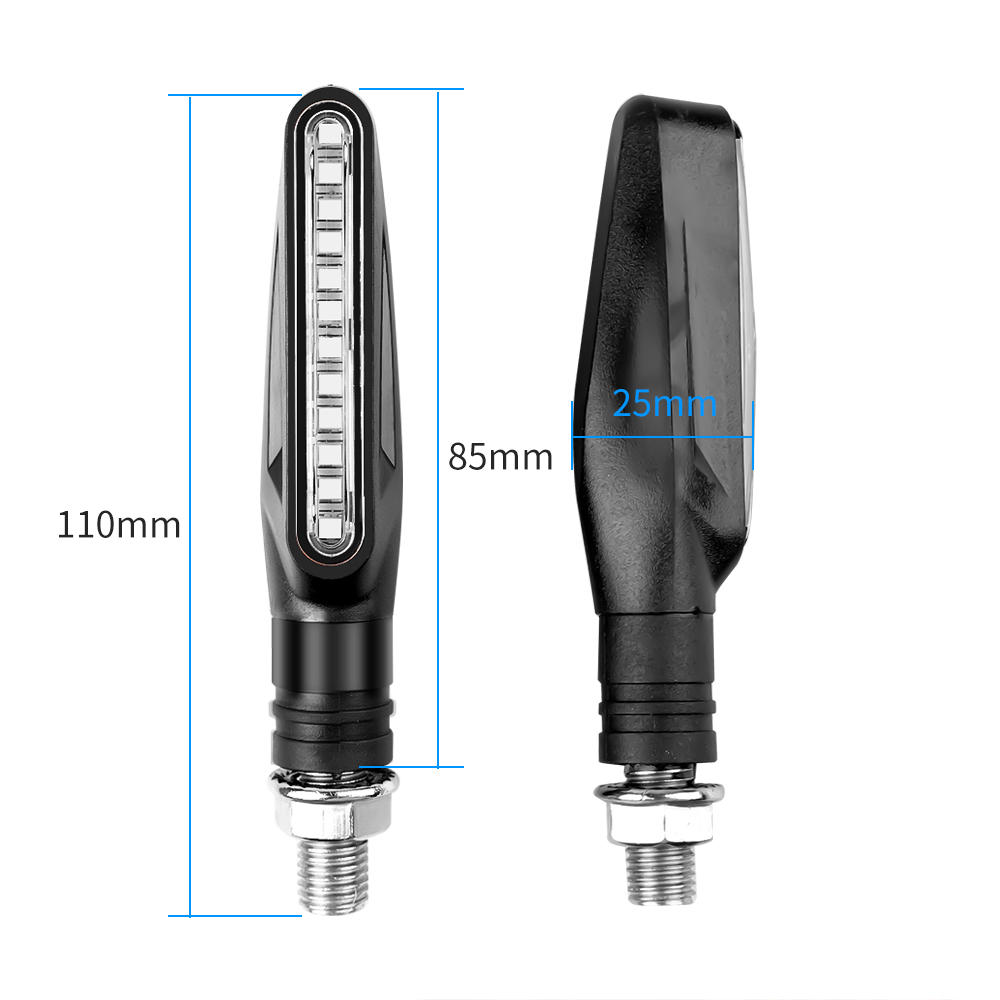 2 pçs led sinais de volta da m - Sos Light Strobe avaliação e preço