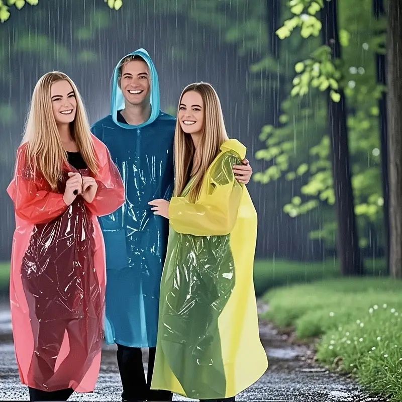 15/30 Peças de Capas de Chuva  - Emergency Poncho Rain avaliação e preço