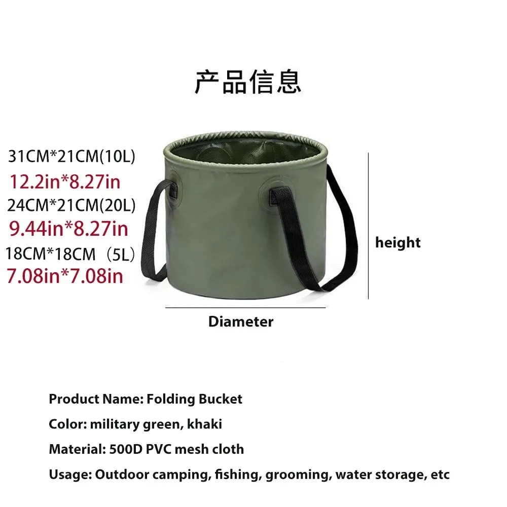Balde de Água Portátil e Dobrá - Water Bag Collapsible avaliação e preço