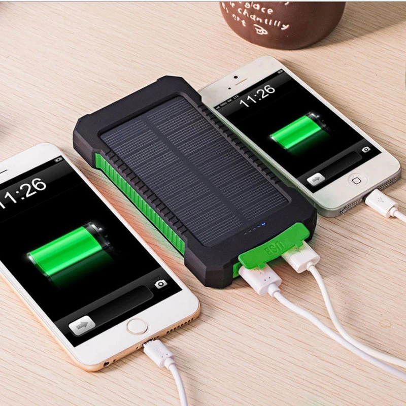 500000mAh Banco de Energia Sol - Solar Emergency Charger avaliação e preço
